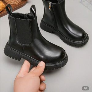 Stylish Black Kids Boots